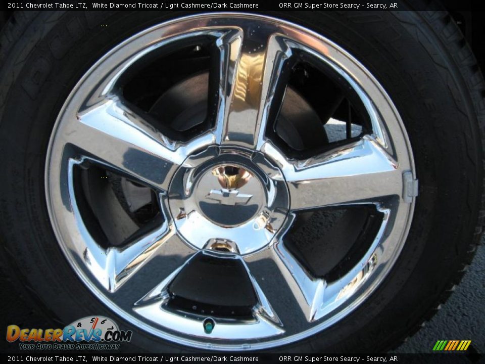 2011 Chevrolet Tahoe LTZ White Diamond Tricoat / Light Cashmere/Dark Cashmere Photo #16