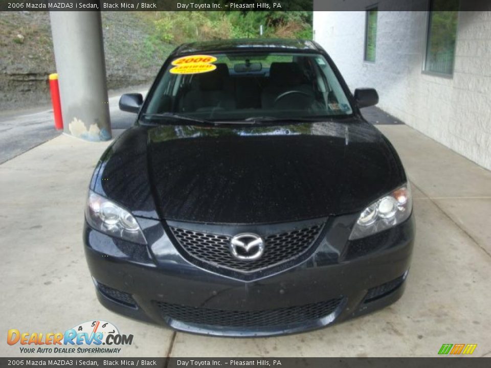 2006 Mazda MAZDA3 i Sedan Black Mica / Black Photo #6