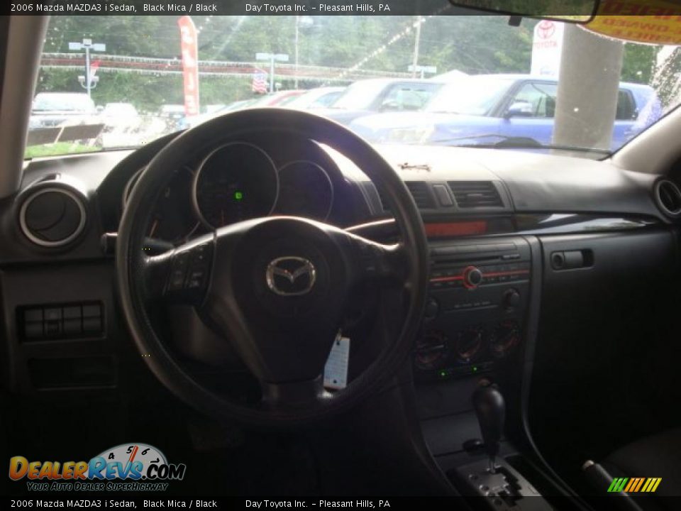 2006 Mazda MAZDA3 i Sedan Black Mica / Black Photo #9