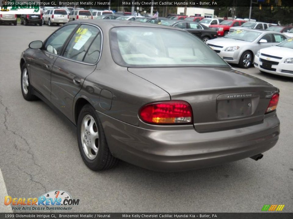 1999 Oldsmobile Intrigue GL Bronzemist Metallic / Neutral Photo #5