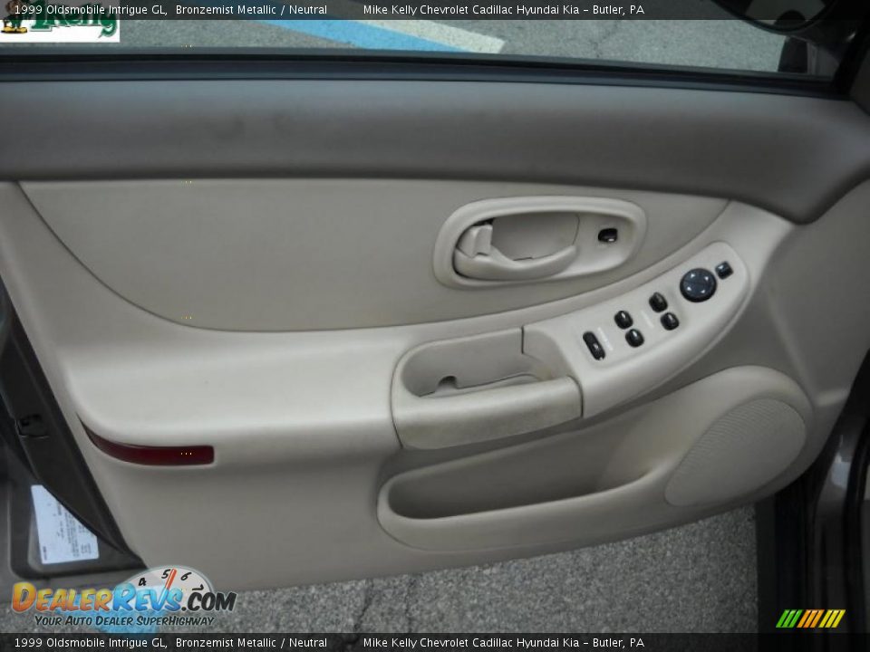 1999 Oldsmobile Intrigue GL Bronzemist Metallic / Neutral Photo #7