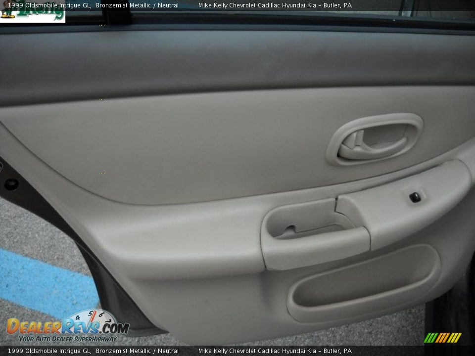 1999 Oldsmobile Intrigue GL Bronzemist Metallic / Neutral Photo #11