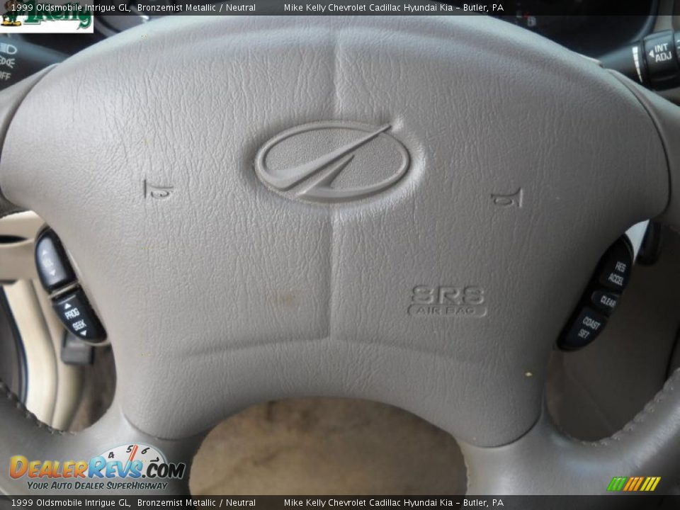 1999 Oldsmobile Intrigue GL Bronzemist Metallic / Neutral Photo #19