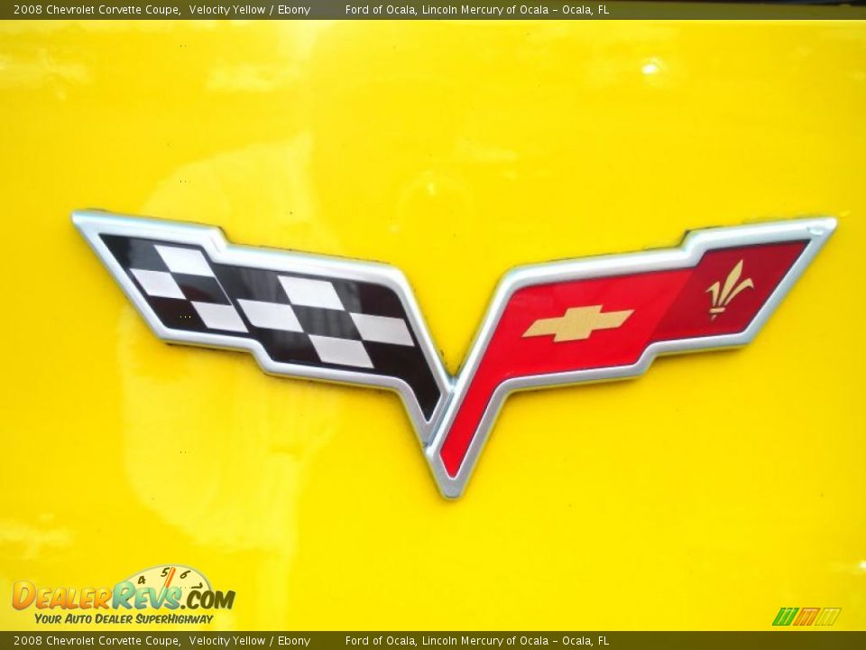 2008 Chevrolet Corvette Coupe Velocity Yellow / Ebony Photo #15