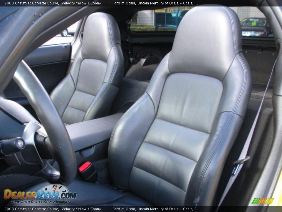 2008 Chevrolet Corvette Coupe Velocity Yellow / Ebony Photo #18
