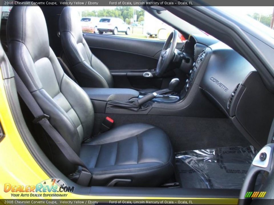 2008 Chevrolet Corvette Coupe Velocity Yellow / Ebony Photo #19