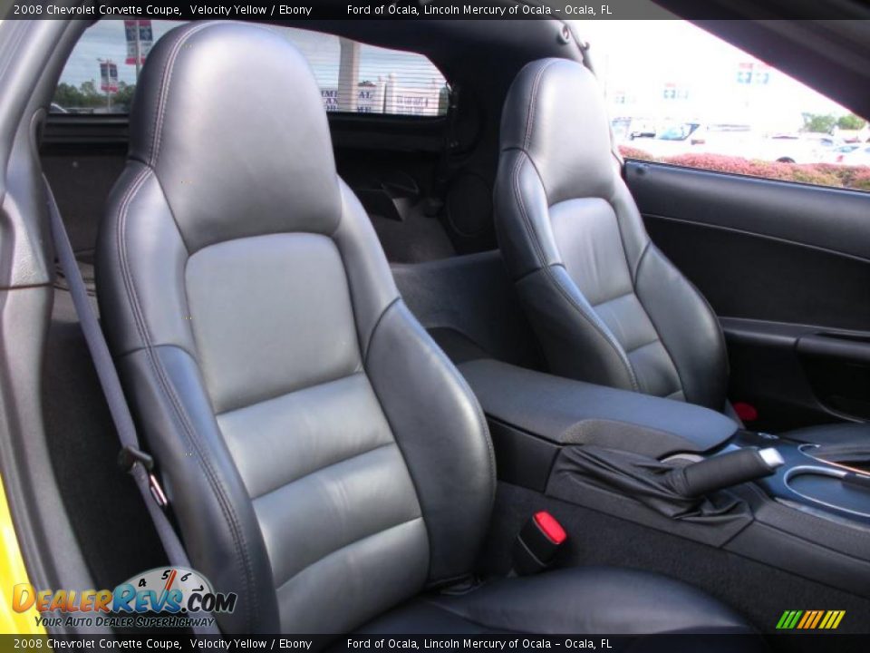 2008 Chevrolet Corvette Coupe Velocity Yellow / Ebony Photo #20