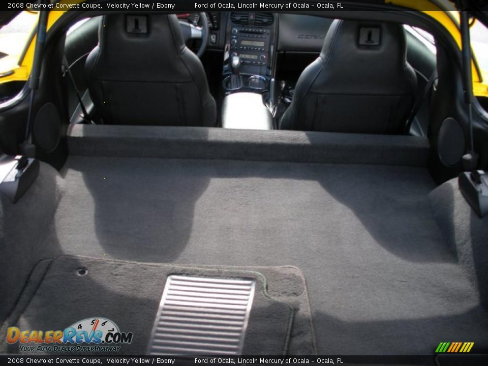 2008 Chevrolet Corvette Coupe Velocity Yellow / Ebony Photo #26