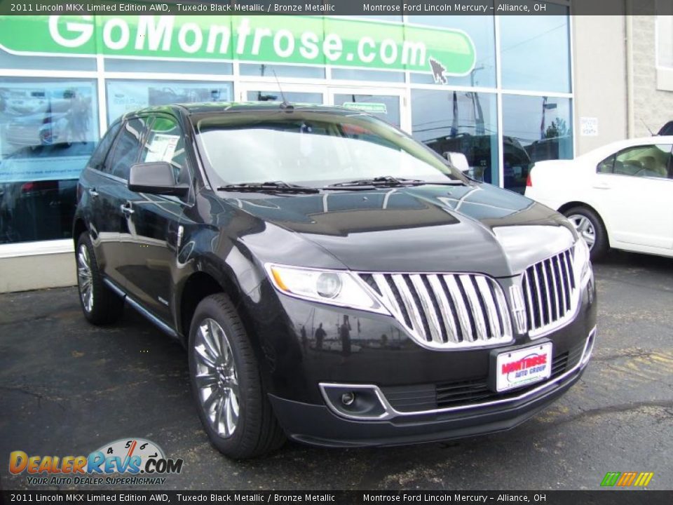 2011 Lincoln MKX Limited Edition AWD Tuxedo Black Metallic / Bronze Metallic Photo #2