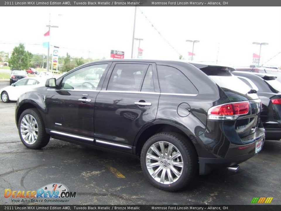 2011 Lincoln MKX Limited Edition AWD Tuxedo Black Metallic / Bronze Metallic Photo #4