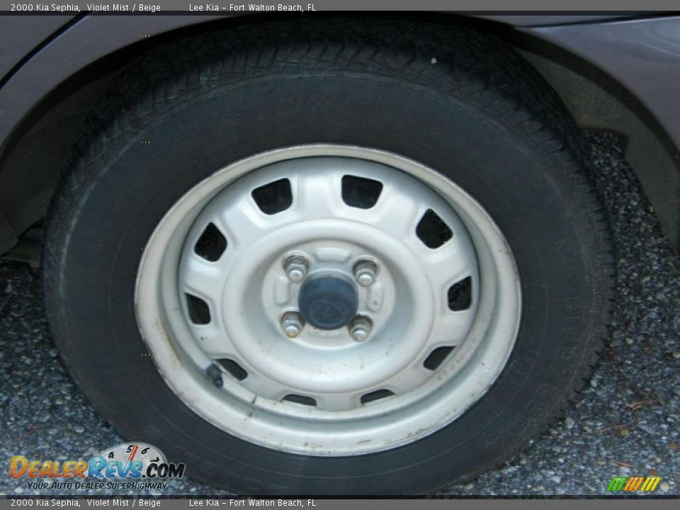 2000 Kia Sephia Violet Mist / Beige Photo #9