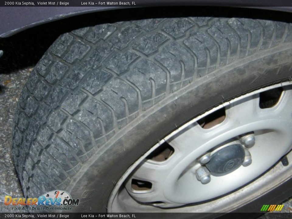 2000 Kia Sephia Violet Mist / Beige Photo #10