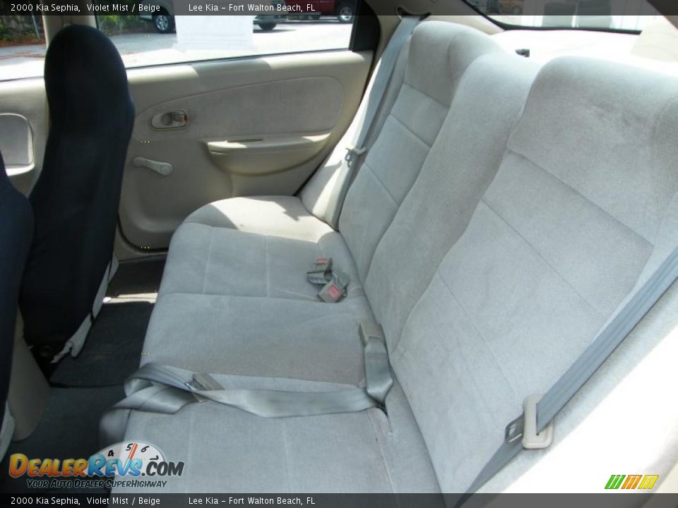 2000 Kia Sephia Violet Mist / Beige Photo #17
