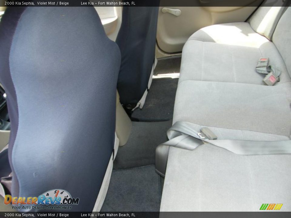 2000 Kia Sephia Violet Mist / Beige Photo #18