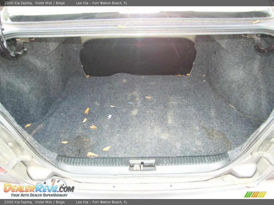 2000 Kia Sephia Violet Mist / Beige Photo #20