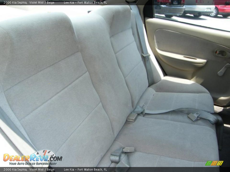 2000 Kia Sephia Violet Mist / Beige Photo #21