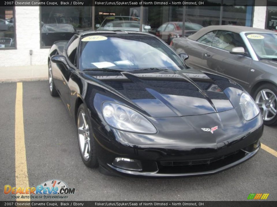 2007 Chevrolet Corvette Coupe Black / Ebony Photo #1