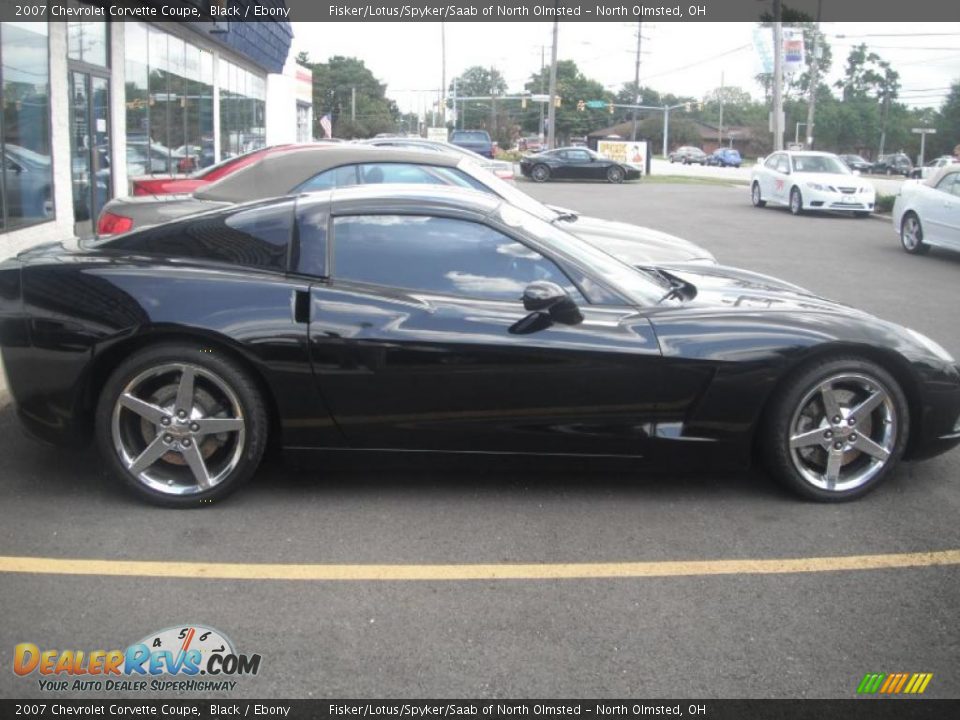 2007 Chevrolet Corvette Coupe Black / Ebony Photo #2
