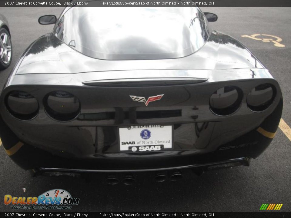 2007 Chevrolet Corvette Coupe Black / Ebony Photo #3