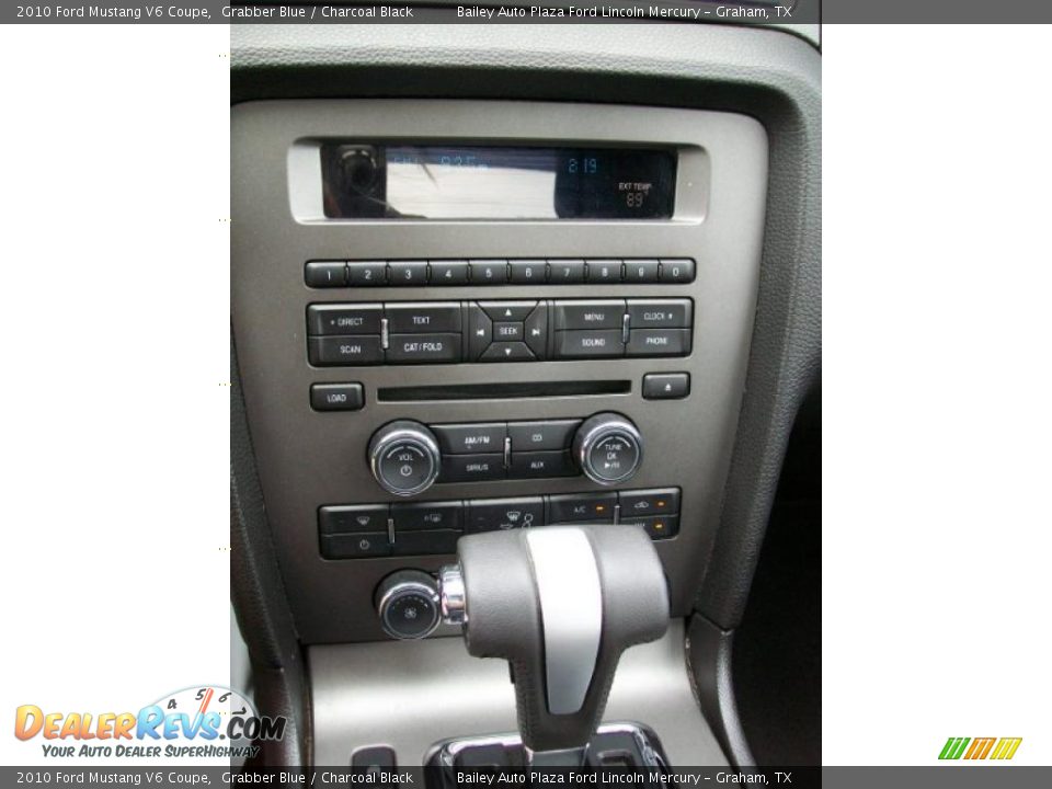 2010 Ford Mustang V6 Coupe Grabber Blue / Charcoal Black Photo #11