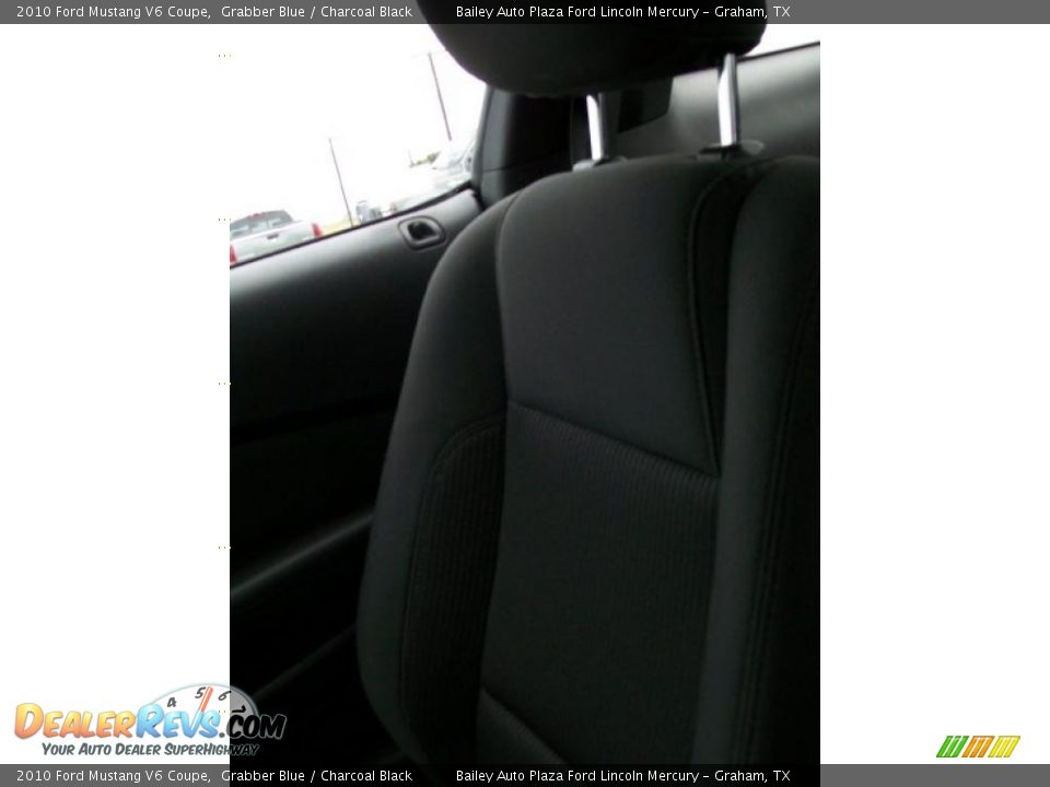 2010 Ford Mustang V6 Coupe Grabber Blue / Charcoal Black Photo #14