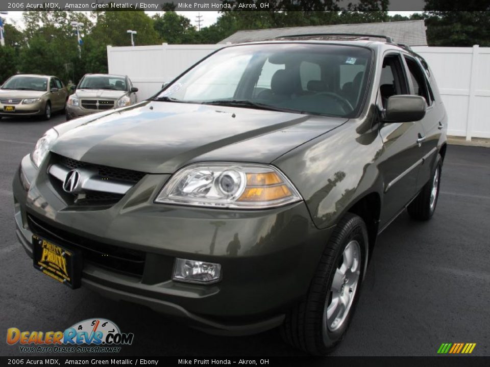 2006 Acura MDX Amazon Green Metallic / Ebony Photo #3