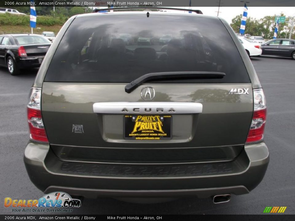 2006 Acura MDX Amazon Green Metallic / Ebony Photo #8
