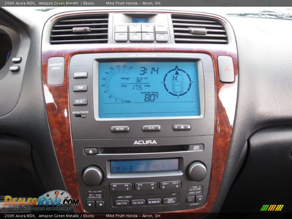 2006 Acura MDX Amazon Green Metallic / Ebony Photo #22