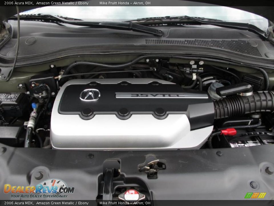 2006 Acura MDX Amazon Green Metallic / Ebony Photo #25