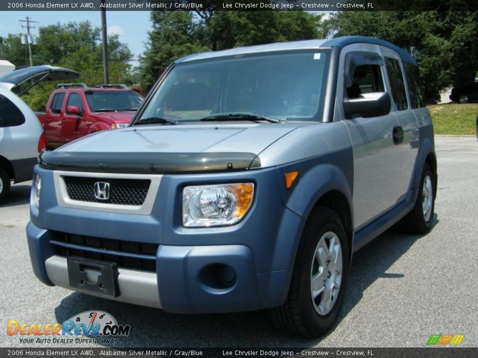 2006 Honda Element LX AWD Alabaster Silver Metallic / Gray/Blue Photo #1