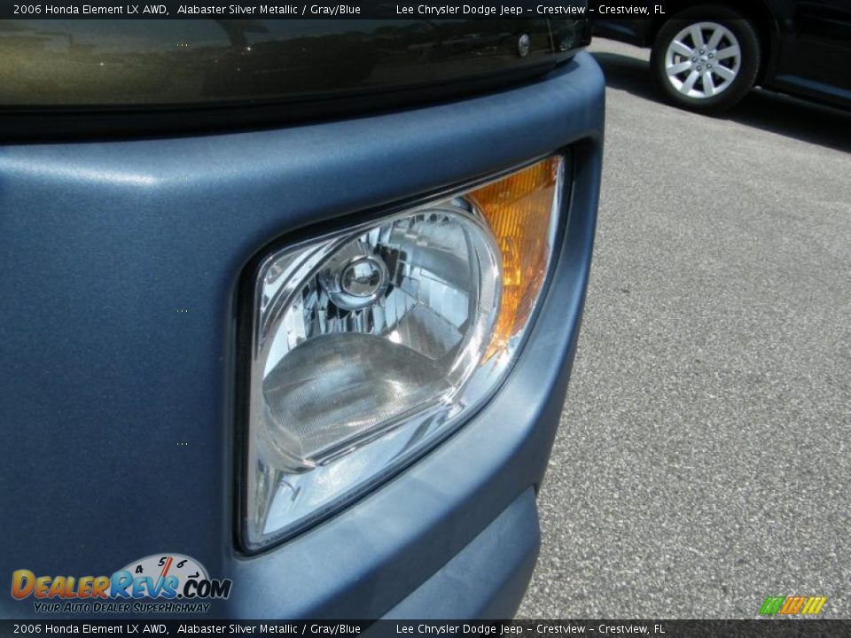 2006 Honda Element LX AWD Alabaster Silver Metallic / Gray/Blue Photo #9