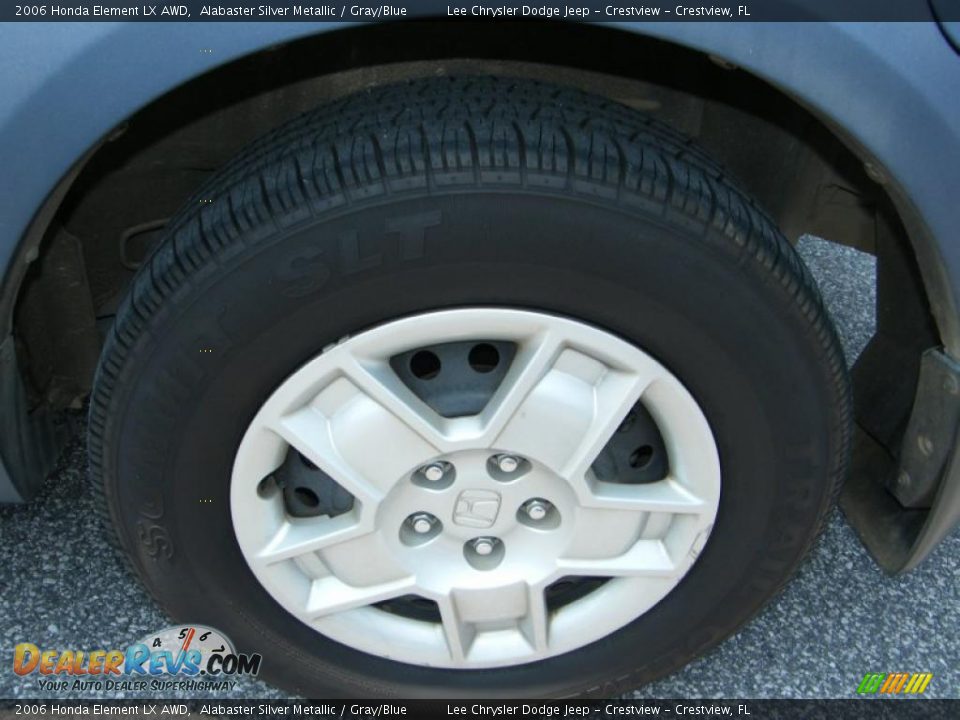 2006 Honda Element LX AWD Alabaster Silver Metallic / Gray/Blue Photo #11