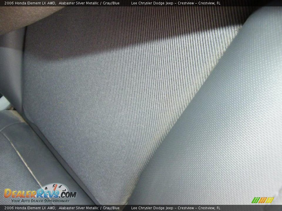 2006 Honda Element LX AWD Alabaster Silver Metallic / Gray/Blue Photo #15