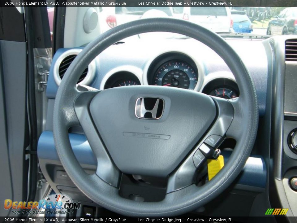2006 Honda Element LX AWD Alabaster Silver Metallic / Gray/Blue Photo #19