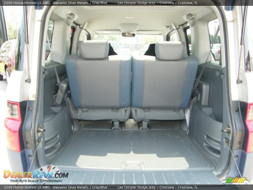 2006 Honda Element LX AWD Alabaster Silver Metallic / Gray/Blue Photo #26