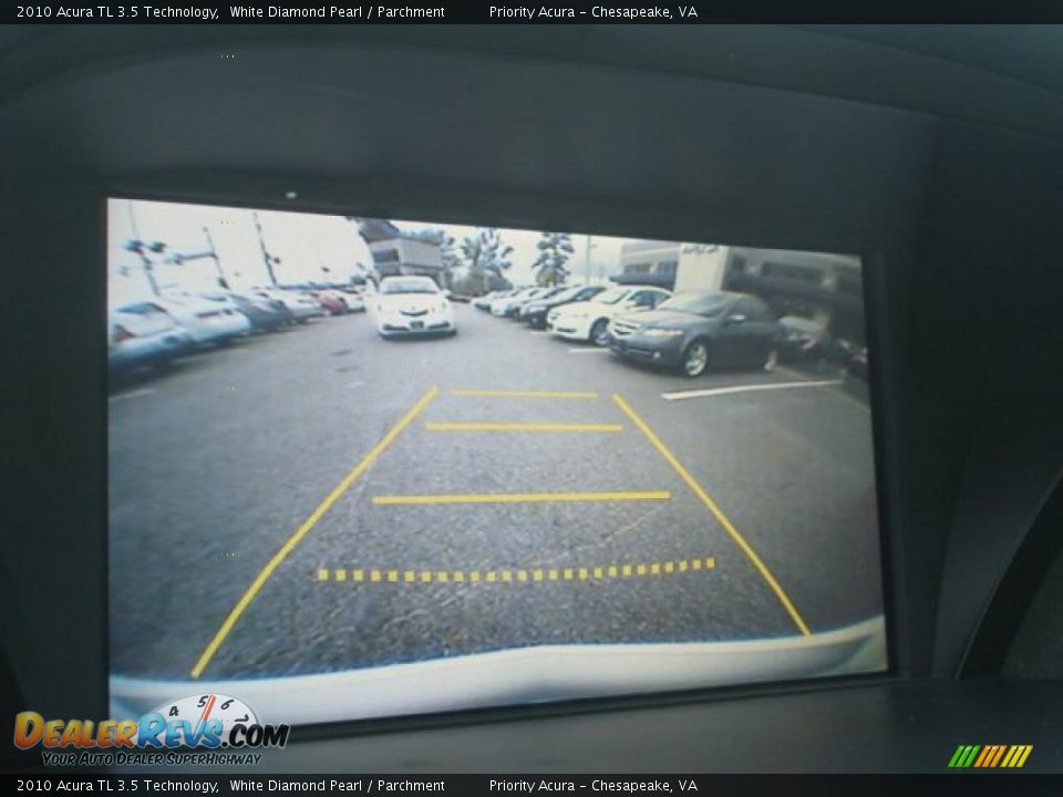 2010 Acura TL 3.5 Technology White Diamond Pearl / Parchment Photo #16