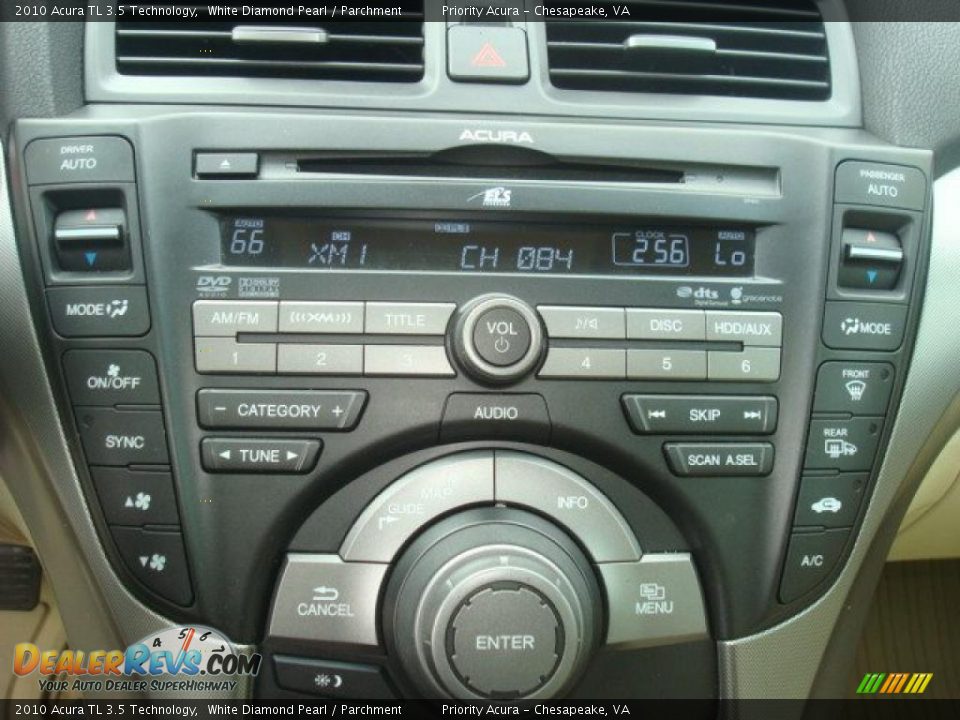 2010 Acura TL 3.5 Technology White Diamond Pearl / Parchment Photo #18