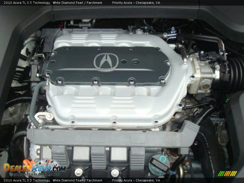 2010 Acura TL 3.5 Technology White Diamond Pearl / Parchment Photo #27