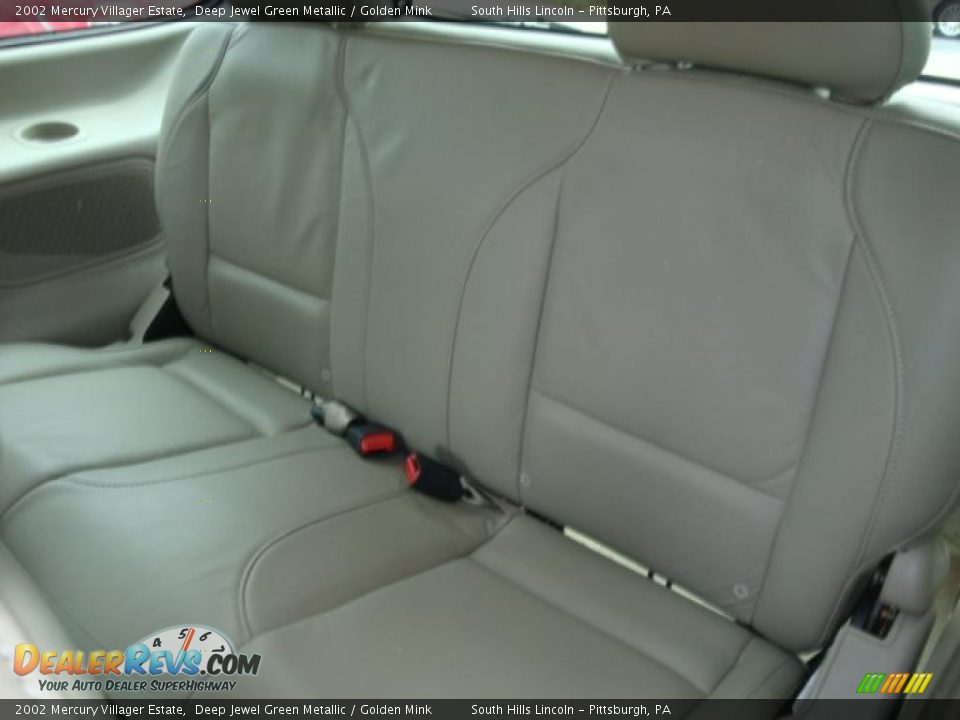 2002 Mercury Villager Estate Deep Jewel Green Metallic / Golden Mink Photo #10