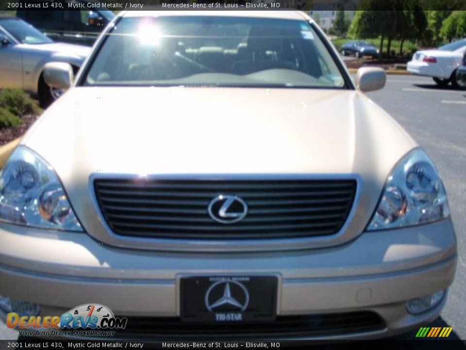 2001 Lexus LS 430 Mystic Gold Metallic / Ivory Photo #2