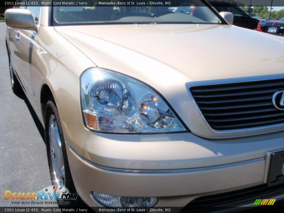 2001 Lexus LS 430 Mystic Gold Metallic / Ivory Photo #4