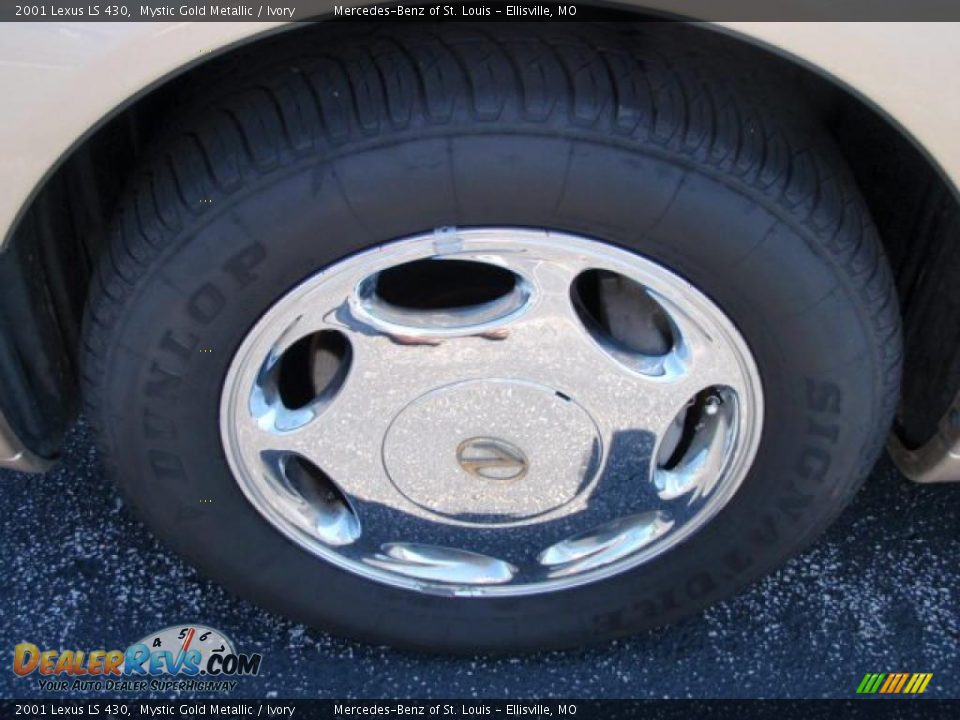 2001 Lexus LS 430 Mystic Gold Metallic / Ivory Photo #7