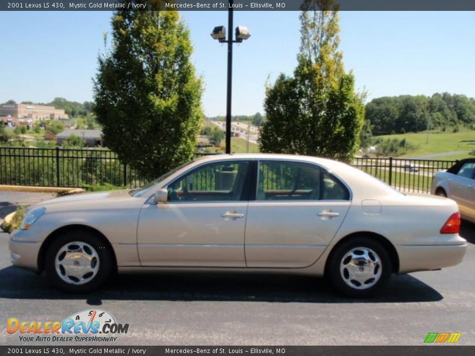 2001 Lexus LS 430 Mystic Gold Metallic / Ivory Photo #8