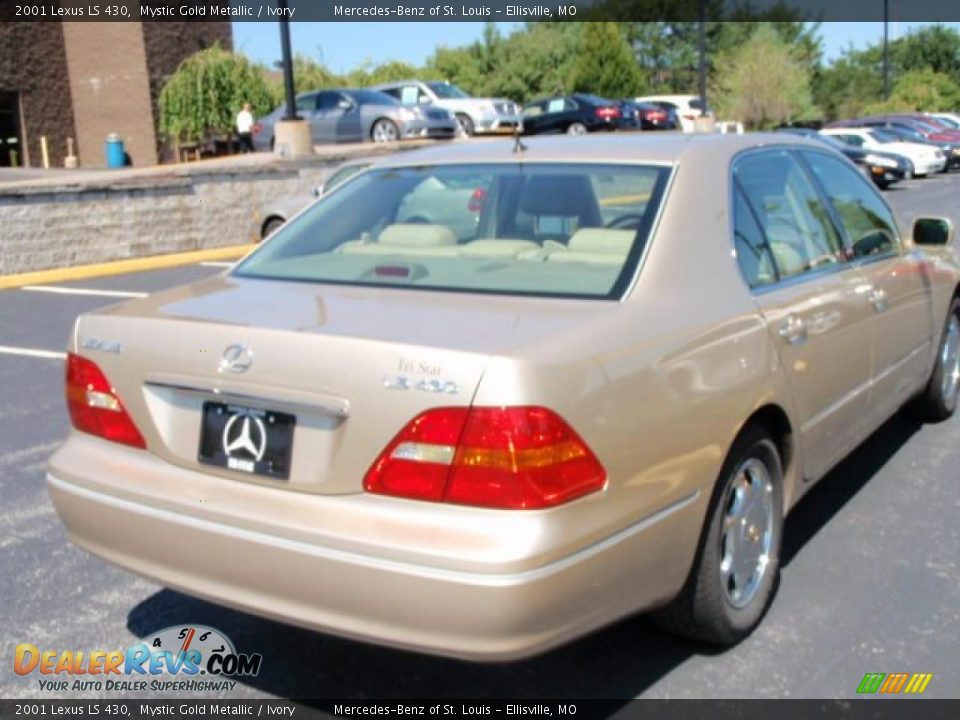 2001 Lexus LS 430 Mystic Gold Metallic / Ivory Photo #11