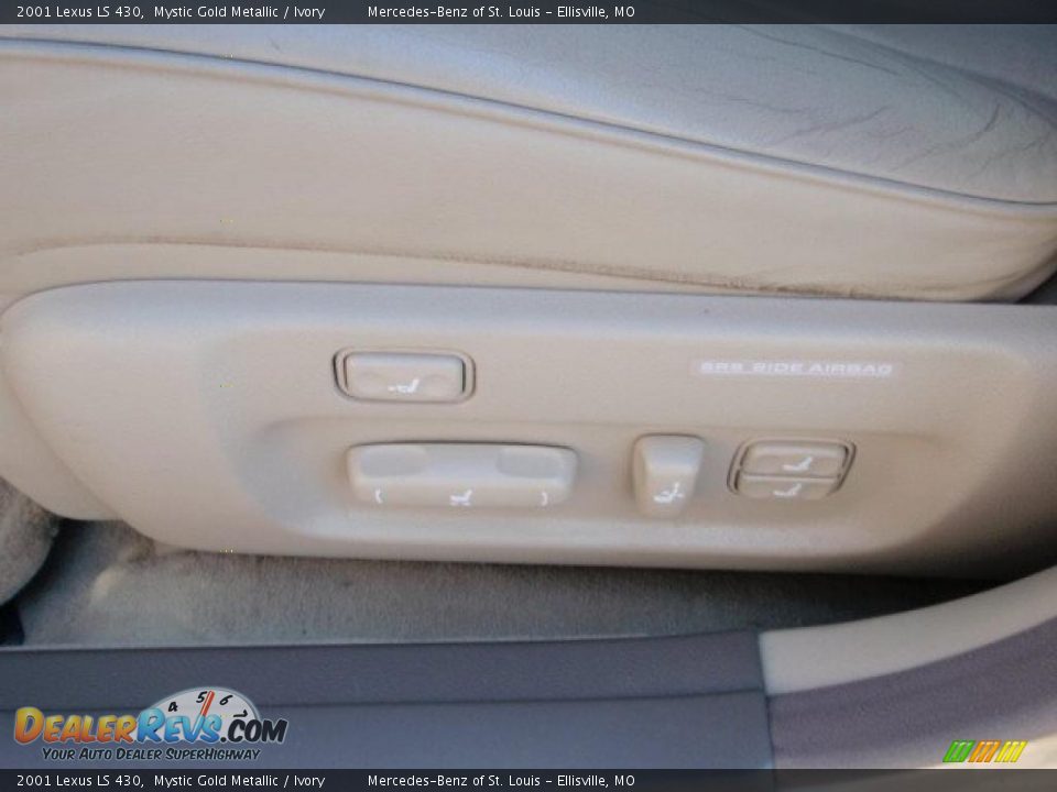 2001 Lexus LS 430 Mystic Gold Metallic / Ivory Photo #27