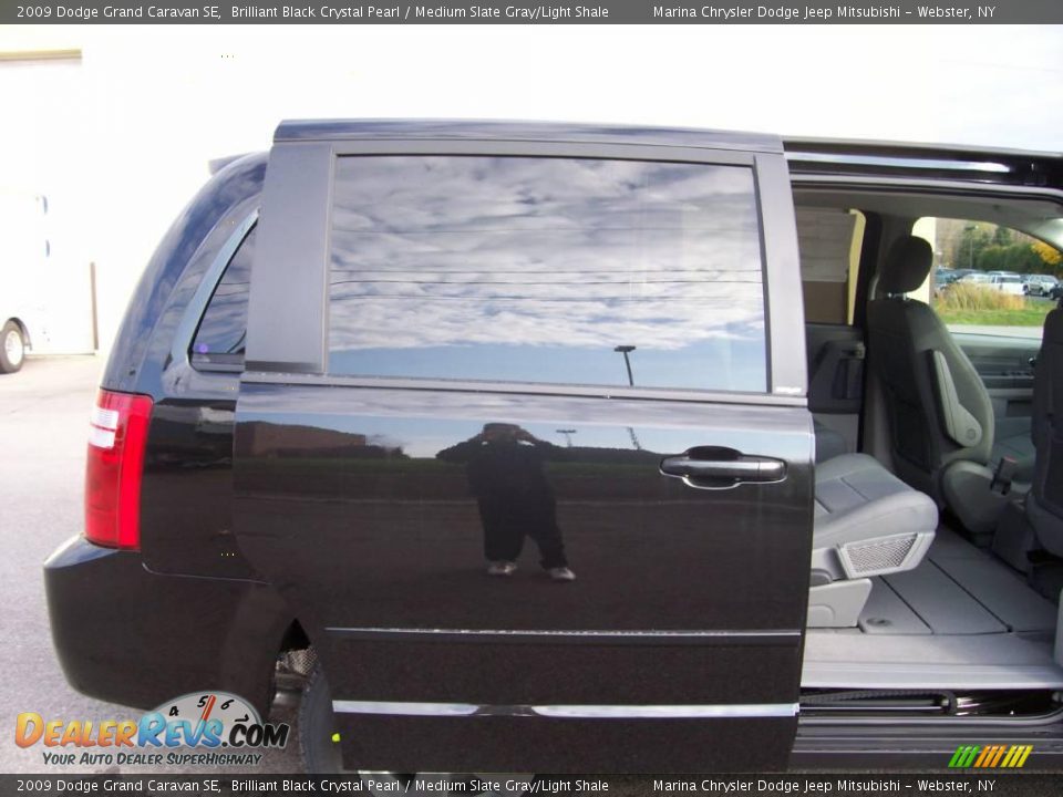 2009 Dodge Grand Caravan SE Brilliant Black Crystal Pearl / Medium Slate Gray/Light Shale Photo #19