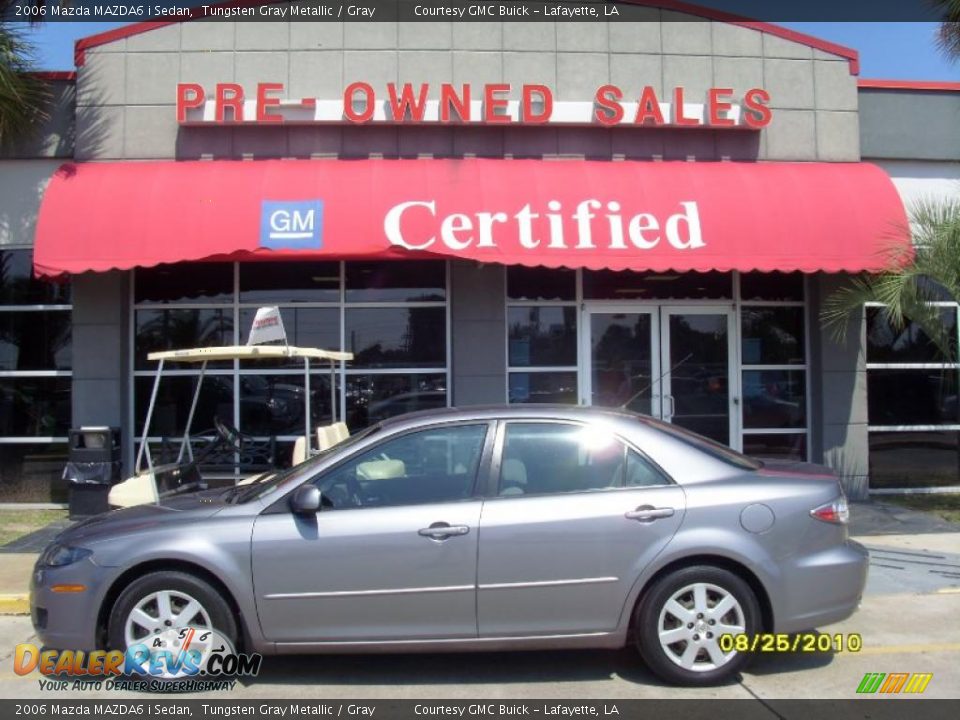 2006 Mazda MAZDA6 i Sedan Tungsten Gray Metallic / Gray Photo #1