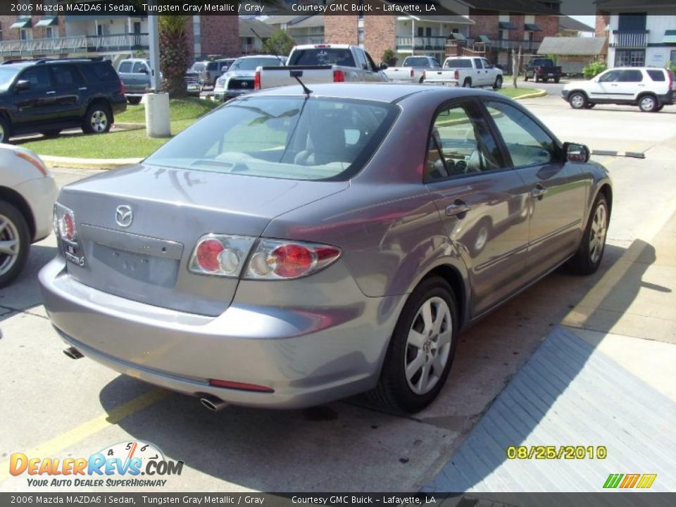 2006 Mazda MAZDA6 i Sedan Tungsten Gray Metallic / Gray Photo #4
