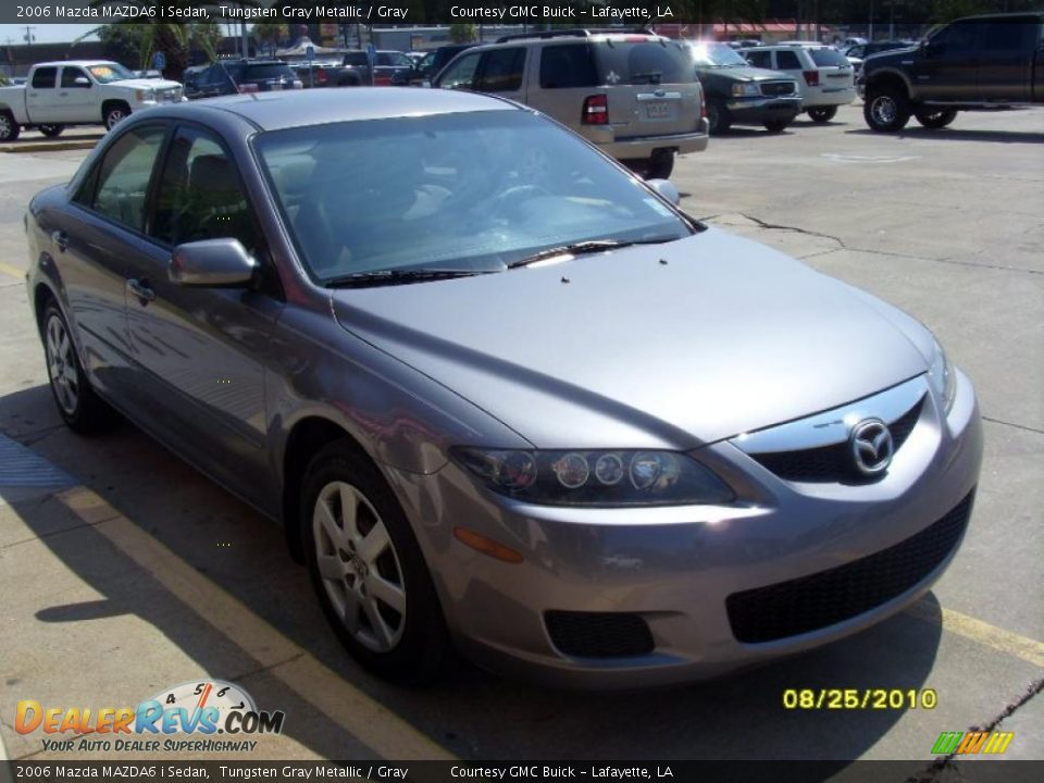 2006 Mazda MAZDA6 i Sedan Tungsten Gray Metallic / Gray Photo #5