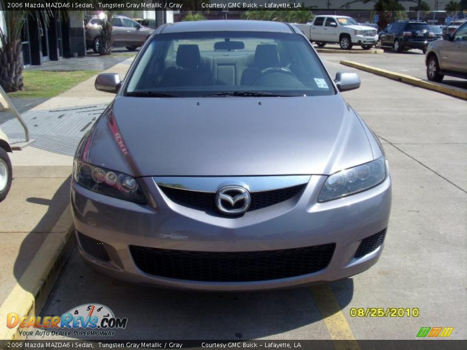 2006 Mazda MAZDA6 i Sedan Tungsten Gray Metallic / Gray Photo #6